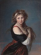 Mme. Roland, 1791 Rome. Fine Arts Museums of San Francisco.
