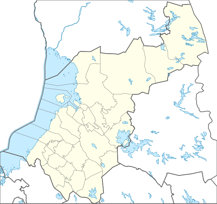 Cities and municipalities of North Ostrobothnia.