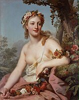 Flora or Hebe by Alexander Roslin, 18th century