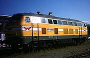ex DB 216 122 in H. F. Wiebe livery