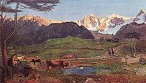 Alpine Triptych: Life, 1898–99
