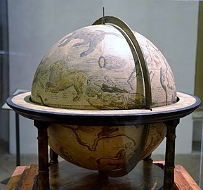 Celestial globe 1551