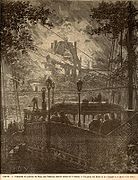 Fire at the Pavillon de Flore, 2 October 1880