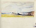 Kilauea, Looking at Cone of Crater, 1890, Honolulu Museum of Art