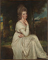Portrait of Elizabeth, Countess of Derby, by George Romney, ca 1776-1778