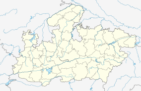 Map showing the location of Pench Tiger Reserve