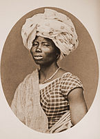 Racial type portrait, identified as Mina Igeichà, Rio de Janeiro, 1865