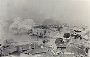 100 ton gun firing from Napier of Magdala Battery in the 1880s