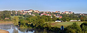 Panorama of Łomża from the south-east