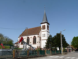 The church in Pechelbronn