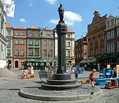 Replica of the Pillory in Poznań created by Marcin Rożek (1925)
