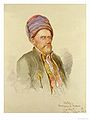 Amedeo Preziosi: Mustapha, moslem from Batum, painting, c. 1852