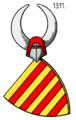 Wappen des Grafen Ludwig der Ältere von Rieneck, 1311