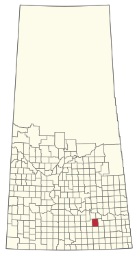 Location of the RM of Francis No. 127 in Saskatchewan