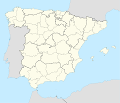 Map showing station location in Catalonia