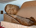 Head of the monumental reclining Buddha
