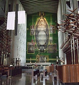 Tapestry by Graham Sutherland in Coventry Cathedral, England