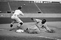 Ty Cobb sliding into third (by Durova)