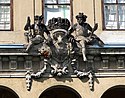 Coat of arms on the Palace Übigau with Hercules, Dresden