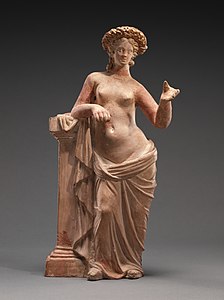 Aphrodite Leaning Against a Pillar (third century BC)