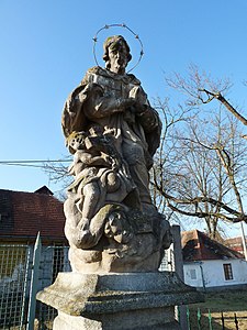 Statue des hl. Johannes von Nepomuk