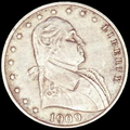 1909 obverse, with Washington facing right and "Liberty" following 13 stars