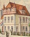 Arminenhaus in Bonn „Gotische Bierkathedrale“ (1900 bis heute) (Aquarell von C. L. Becker)