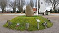 Runestone from 900-950 in front of the church