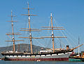 Square rig sailing ship Balclutha