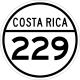 National Secondary Route 229 shield}}