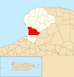 Location of Caimital Bajo