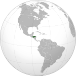 Honduras (orthographic projection)