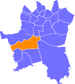 Location of Piotrowice-Ochojec within Katowice