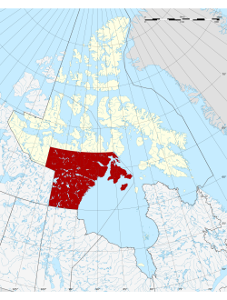 Location in Nunavut