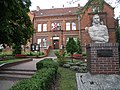Library and a monument of Józef Piłsudski
