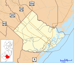 Hammonton is located in Atlantic County, New Jersey