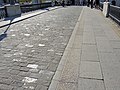 Traffic lane made of St. Gotthard granite.