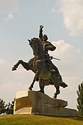 The statue of Alexander Suvorov at Suvorov Square