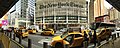 Yellow Cabs am Times Square mit New-York-Times-Gebäude