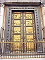 Gates of Paradise, Baptistery, Florence, the doors in situ are reproductions