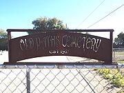 Entrance of the Old Paths Cemetery