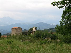 Buildings and landscape of Petreto-Bicchisano