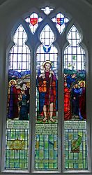 Stained Glass Window in Pettaugh Suffolk by Townshend and Howson