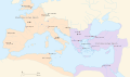 Die Reichsteilung von 395 nach dem Tode des Kaisers Theodosius I.
