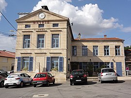 The town hall in Resson