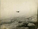 Einsatzflug über den Wolken