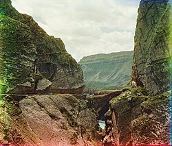A Gorge in Daghestan, Russia.