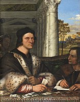 Ferry Carondelet with his Secretaries, 1512