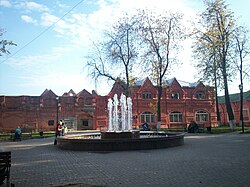 Sovetskaya Square in Klin