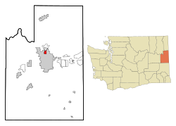 Location of Town and Country, Washington
